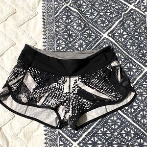 Lululemon speed shorts